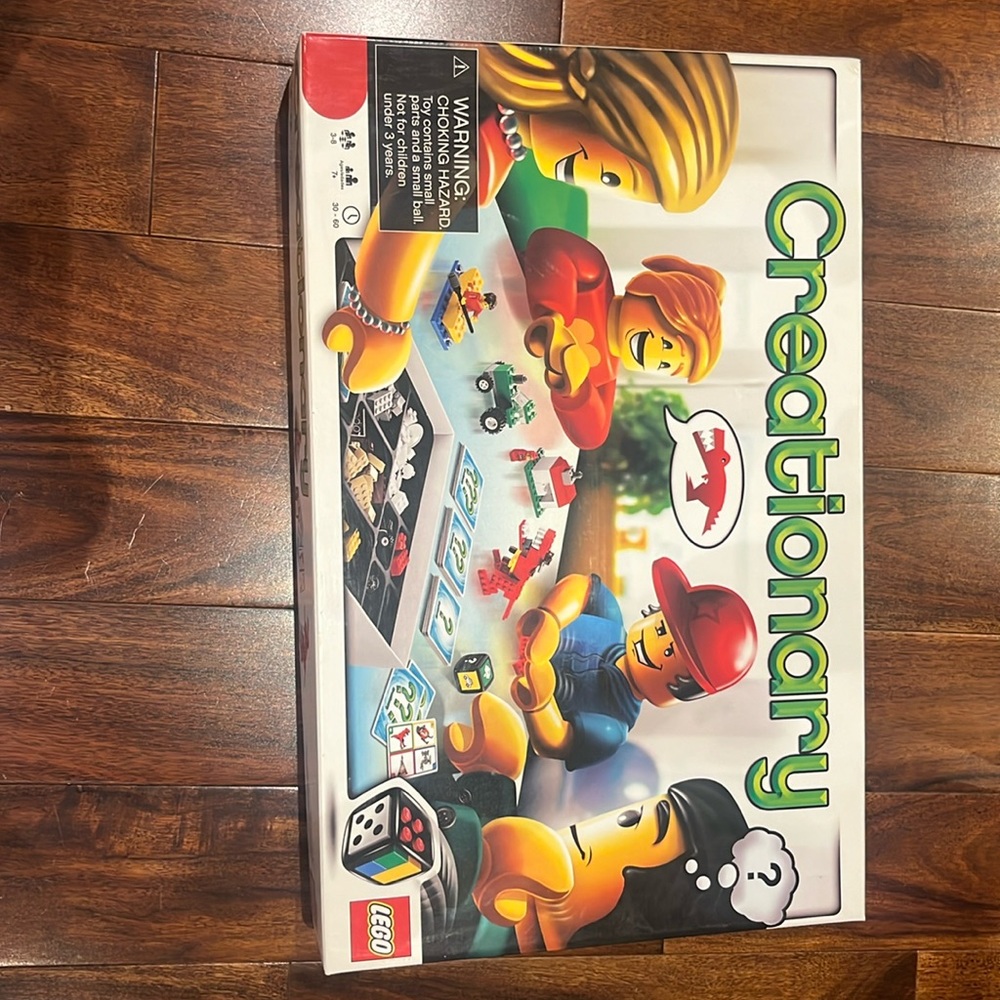 LEGO creationary board game